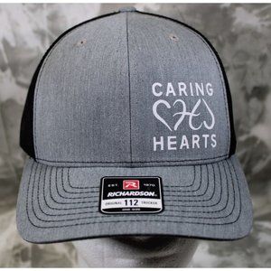 Richardson Caring Hearts Hat Ball Cap Grey Snapback